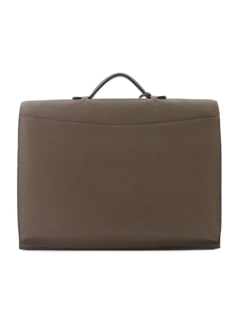 Hermes Sac a Depeche 38 Briefcase Business Togo Taupe